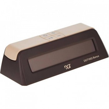 Kosmetinis defektas Šachmatų pradžiamokslio rinkinys (figūros, lenta ir laikmatis) DGT